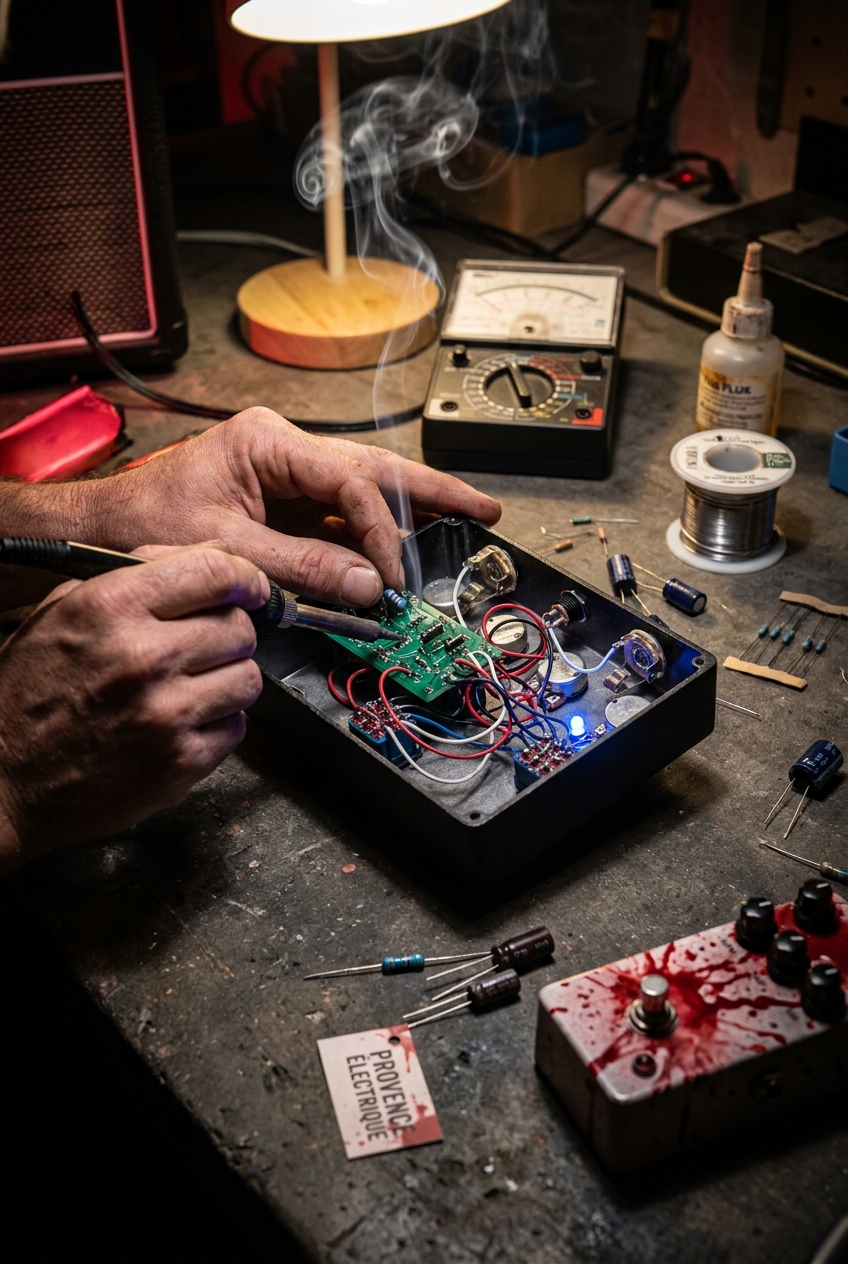 L'atelier SBGO — soudure d'une pédale